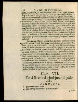 Cap. VII. De vi & effectu iurisiurandi iudicialis.