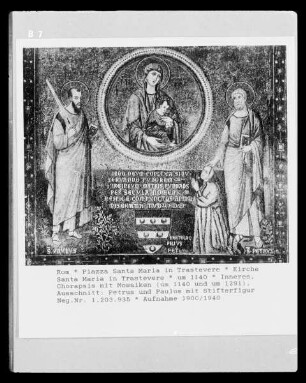 Madonna und Petrus und Paulus mit Stifterfigur