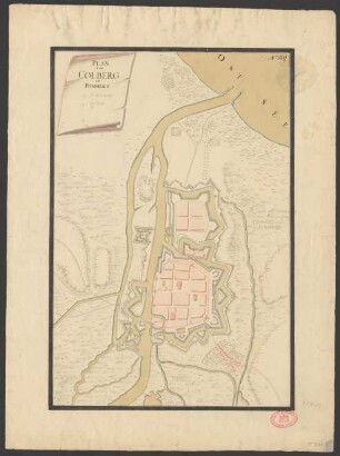 Plan von Colberg in Pommern