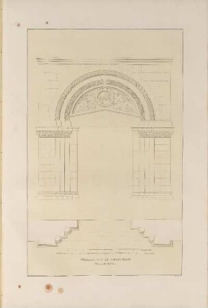 Illustration: Pfarrkirche In Andernach. Thüre an der Südseite.