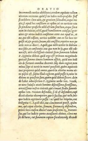 M. Tvllii Ciceronis Orationvm Pars ..., 1