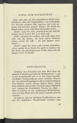 Etwas Zum Nachdenken