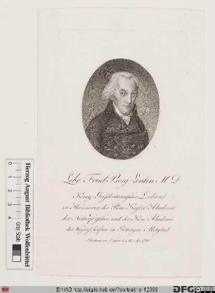 Bildnis Lebrecht Friedrich Benjamin Lentin