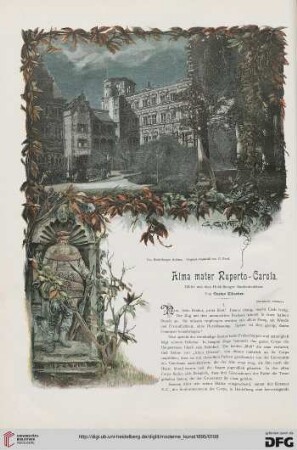 9: Alma mater Ruperto-Carola : Bilder aus dem Heidelberger Studentenleben