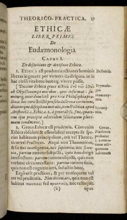 Liber Primus De Eudæmonologia.
