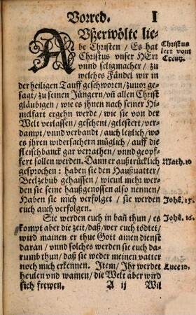 Trewhertzige Warnung, lehr vnd trost, an die betruebte, vnnd von Gottes worts, vnnd Gottseliger ainigkait wegen, geplagte Christen, der Fuerstenthumb Obern vnnd Nidern Bayrn, [et]c.