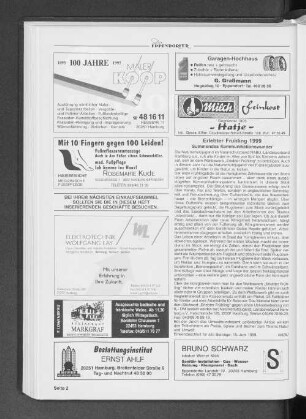 Erlebter Frühling 1999 - Summendes Kommunikationswunder