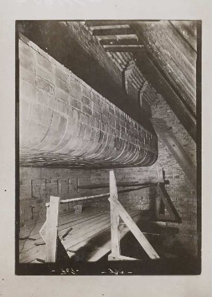 Kessel 26, W. II ( Kohlenstaubfeuerung), Hängedecke in der Brennkammer