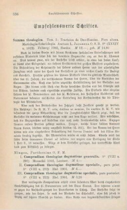 336-354 Empfehlenswerthe Schriften