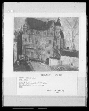 Pirna-Rottwerndorf, Ehemaliges Schloss (heute Wohnbauten)