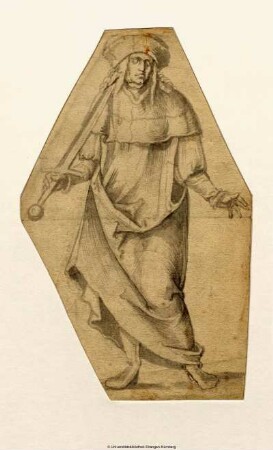 Fürst mit geschultertem Schwert