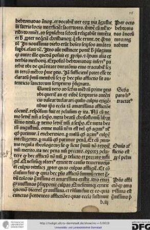 Secunda pars huius tractatus.