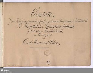 Jubel-Cantate - Mus.4689-G-12 : V (5), Coro, orch; [58]; J 244