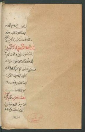 Šarḥ Dīwān al-Mutanabbī
