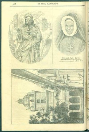 [Retrato de la Reverenda Madre Hardey.] : "Asistenta general" de la congregación y primera hija americana de la Madre Barat.