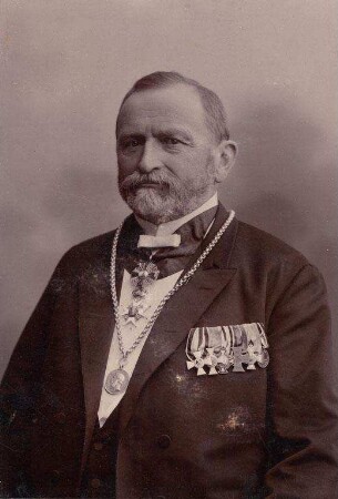 Die Mitglieder des Stadtrats der Residenzstadt Karlsruhe. Lauter, Wilhelm. Oberbürgermeister 1870-1892