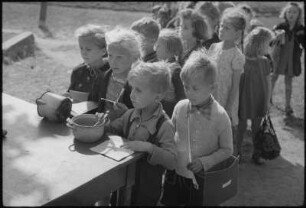 Steinkohlebergbau. Funktionärskonferenz - Porträts von Bergleuten, 29. Juni 1949