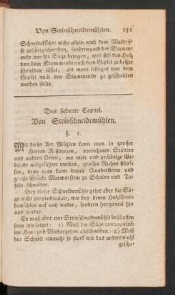 Das siebente Capitel. Von Steinschneidemühlen