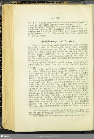 Verkehrswege und Straßen
