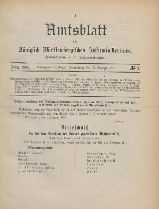 31. Januar-31. Dezember = No. 1-11