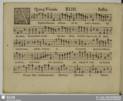 XLIII. Angelus Domini descendit