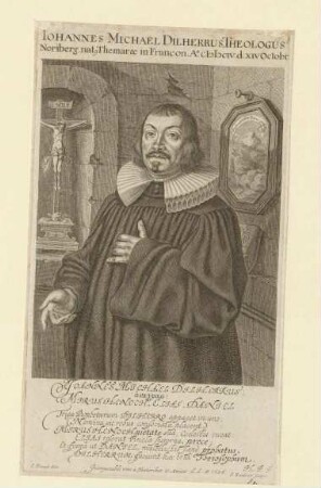Johannes Michael Dilherrus; geb. 14.10.1604 in Themar (Lkr. Hildburghausen)