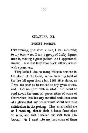 CHAPTER XI. - FOREST SOCIETY. Aborigines. - Rain. - Cooee. - The Charcoal-burner. - The American Wood-cutters. - The Township. - Crown Lands. - Charcoal-burning. - A Charge of Cattle