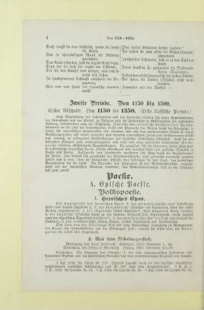 Zweite Periode. Von 1150 bis 1500