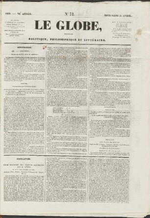 1830, 72: Heft