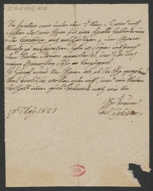 Brief an B. Schott's Söhne : 19.05.1825
