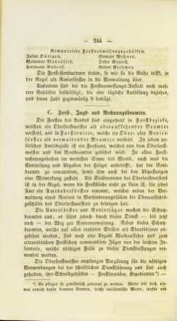 Forst-, Jagd- und Rechnungsbeamten.