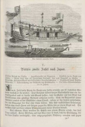 V. Perry's zweite Fahrt nach Japan