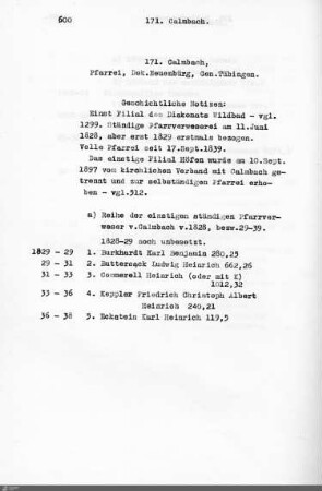 Kirchengemeinden C