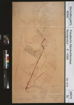 Erzgebirgischer Steinkohlen-Aktienverein, Zwickau, Vertrauenschacht, Baue auf dem Ludwigflöz (mit Nachbringungen)