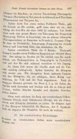 4. Die barbarischen Südstämme