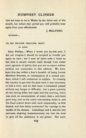 To Sir Watkin Phillips, Bart. At Oxon