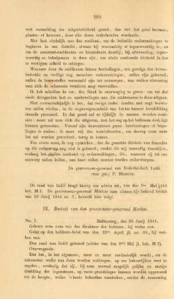 III. Besluit van den gouverneur-generaal Merkus