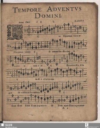 I. Ecce Dominus veniet