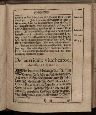 De curriculo vitae