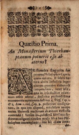 Chronologia Monastico-Philosophica Celeberrimi, Antiquissimi & Exempti Monasterij Ord. S. P. Benedicti In Thierhaupten