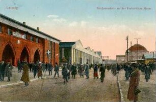 Leipzig: Straßenverkehr auf der Technischen Messe