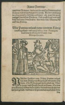 Wie Pontus urlaub nam von dem König von Engelland ...