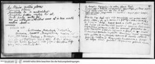 Skizzenbuch Latium, Rom, Textseite
