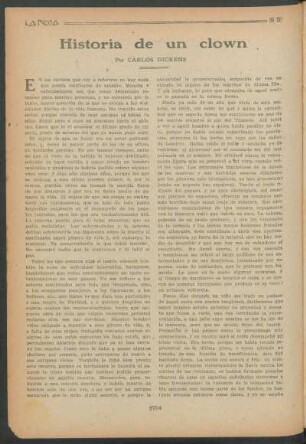 Historia de un clown