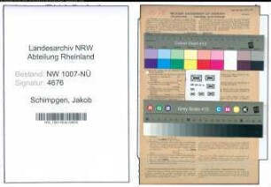 Entnazifizierung Jakob Schimpgen , geb. 02.12.1893 (Maurer)