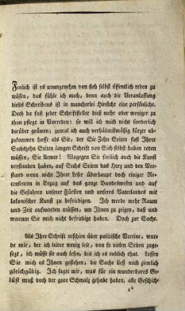 F. Schleiermacher an den Herrn Geheimenrath Schmalz : auch eine Recension