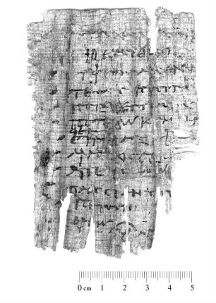 PKS 14: Fragment einer Liste (Inv. 22315v, Köln, Papyrussammlung)