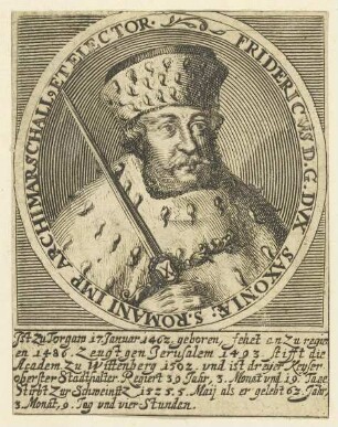 Bildnis des Fridericus Dvx Saxoniae
