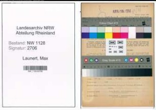 Entnazifizierung Max Launert , geb. 08.10.1889 (Polizist)