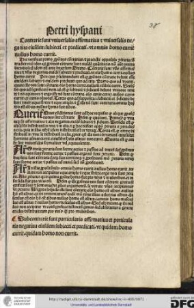 Contrarie sunt universalis affirmativa et universalis negativa eiusdem subiecti et predicati...